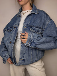 Veste en denim bleu XL vintage