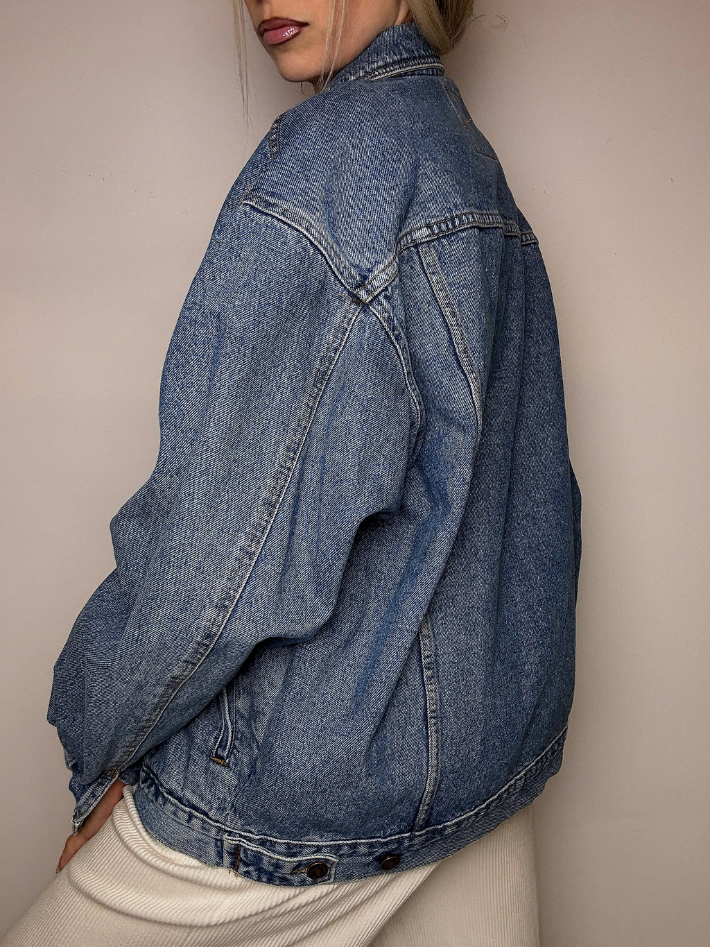 Veste en denim bleu XL vintage