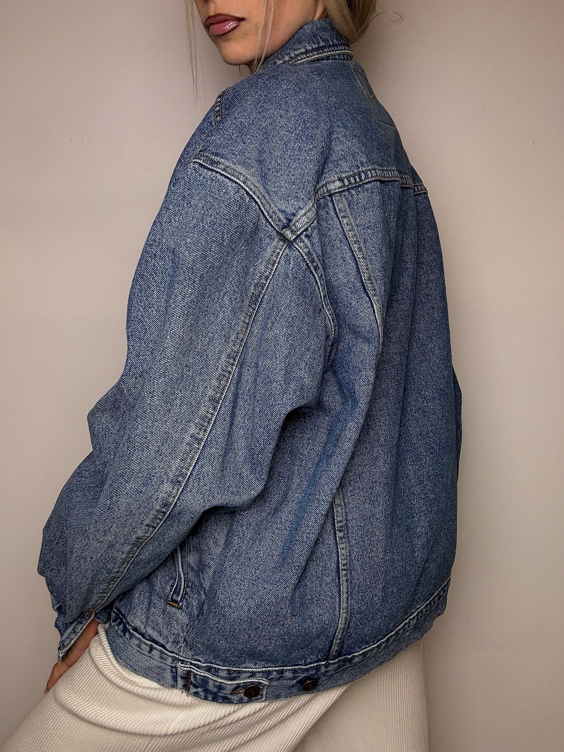 Veste en denim bleu XL vintage
