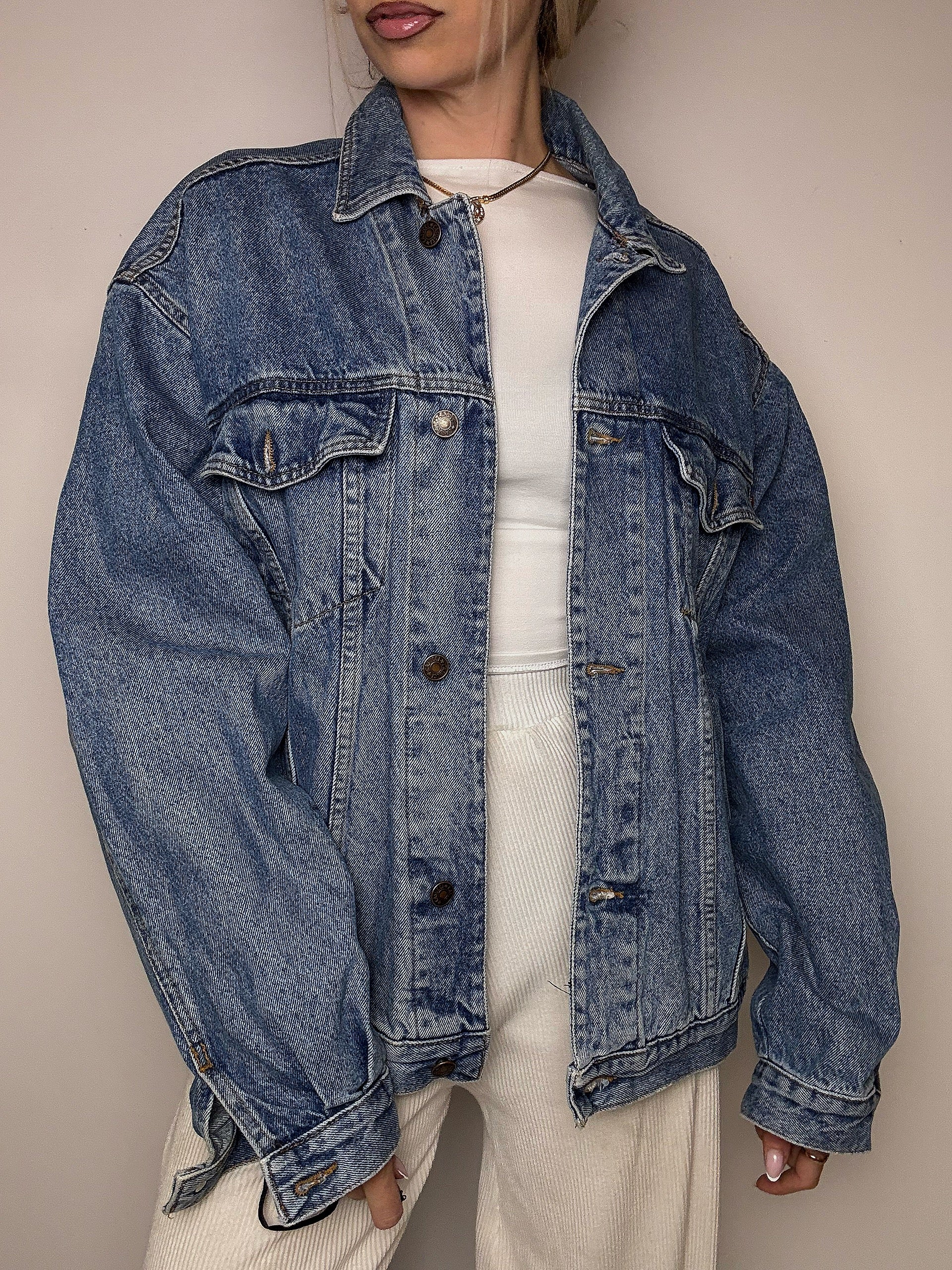 Veste en denim bleu XL vintage