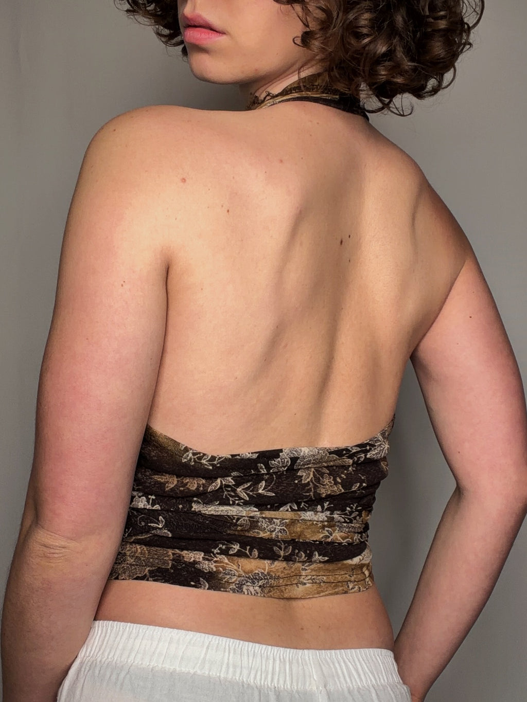 Vintage Mesh-Wickel-Top in Einheitsgröße