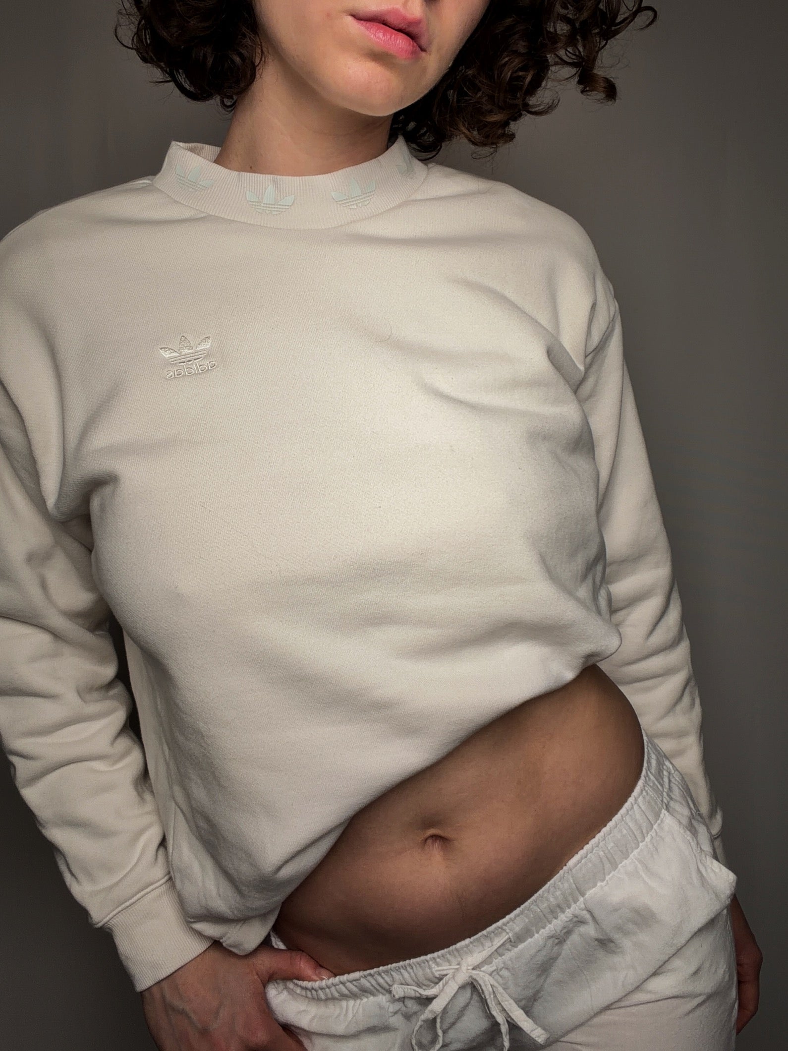 Pull col montant adidas S vintage