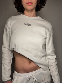 Pull côtelé brodé Nike M vintage