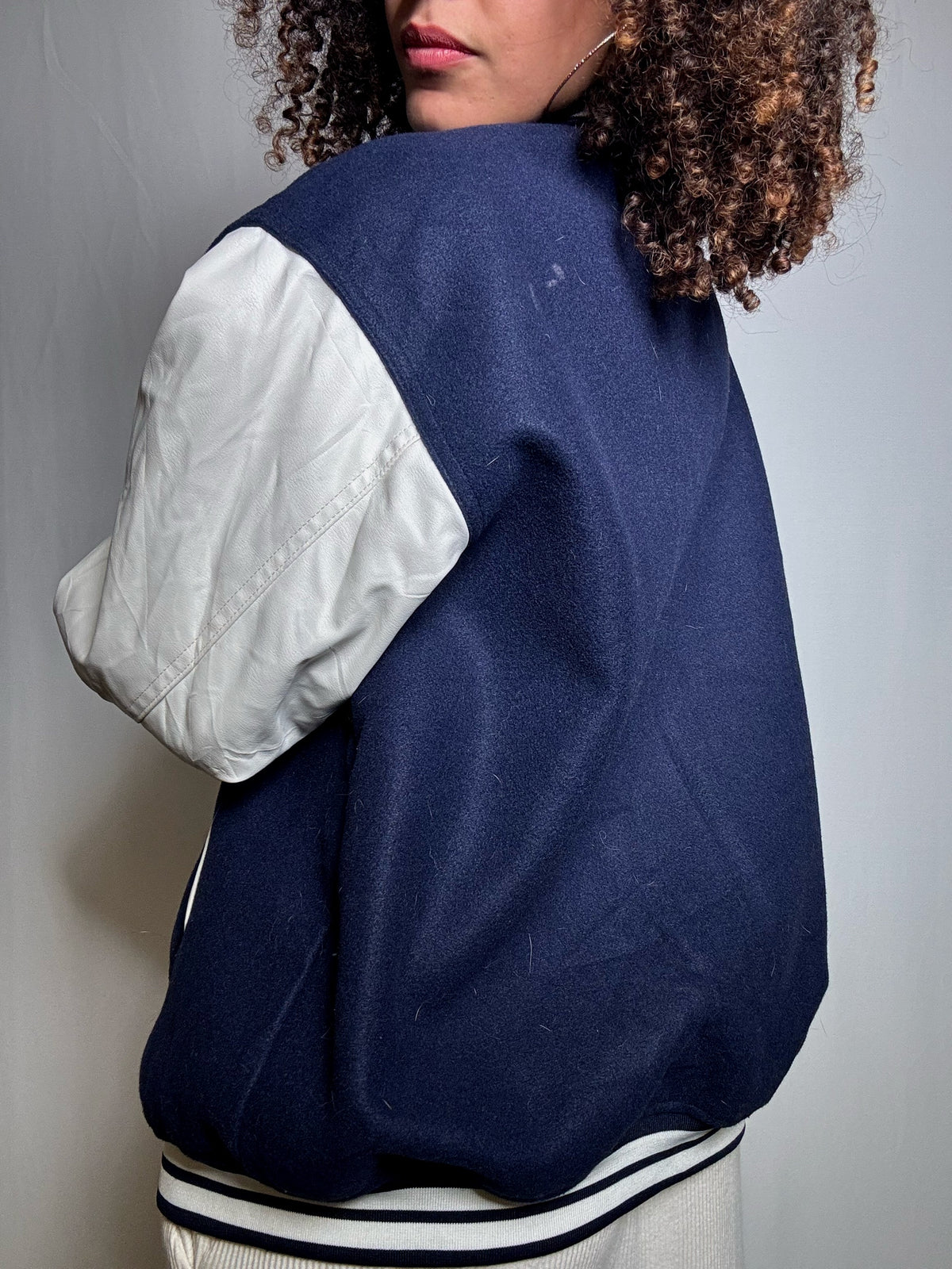 Vintage two-tone M bomber jacket