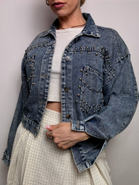 Vintage Wampum leichte Jeansjacke 