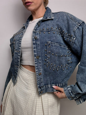 Vintage Wampum Light Denim Jacket 