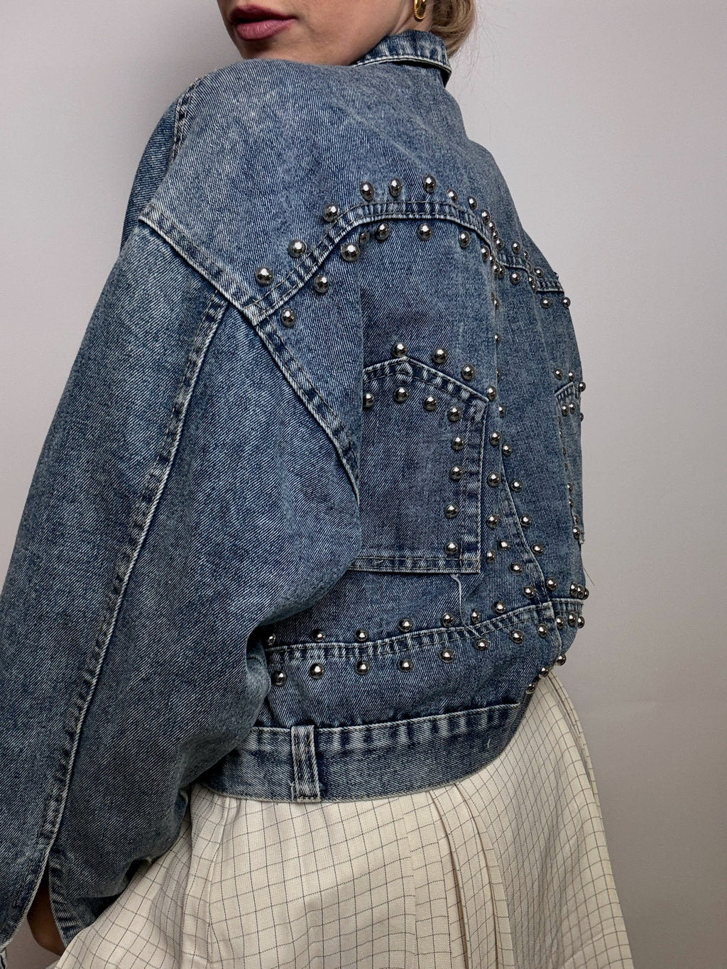 Vintage Wampum leichte Jeansjacke 