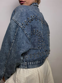 Vintage Wampum leichte Jeansjacke 