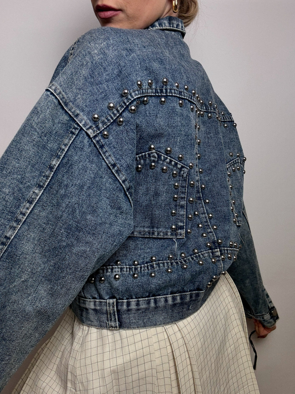 Vintage Wampum leichte Jeansjacke 