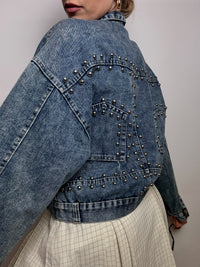 Vintage Wampum leichte Jeansjacke 