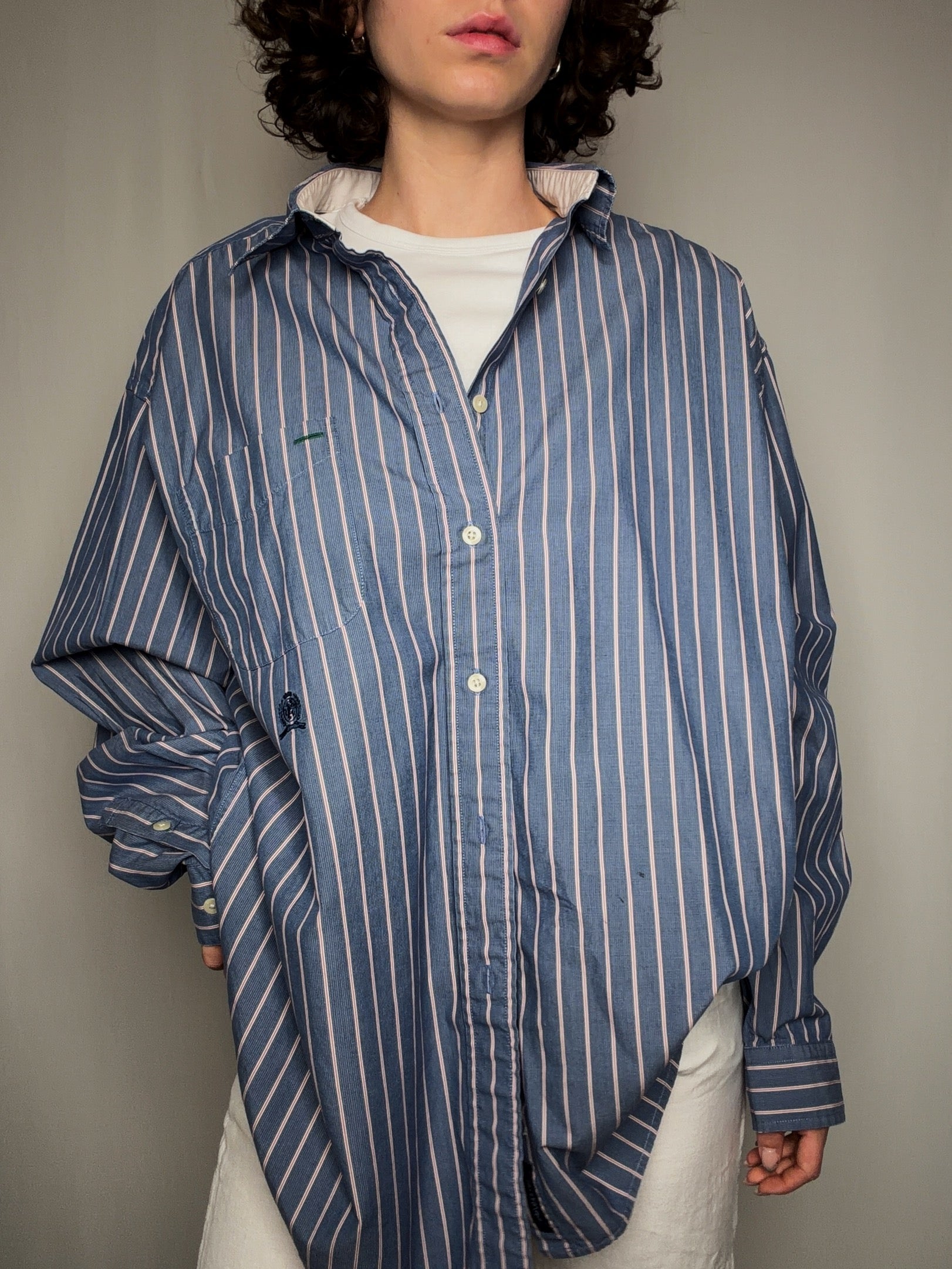 Chemise rayée Tommy Hilfiger XL vintage