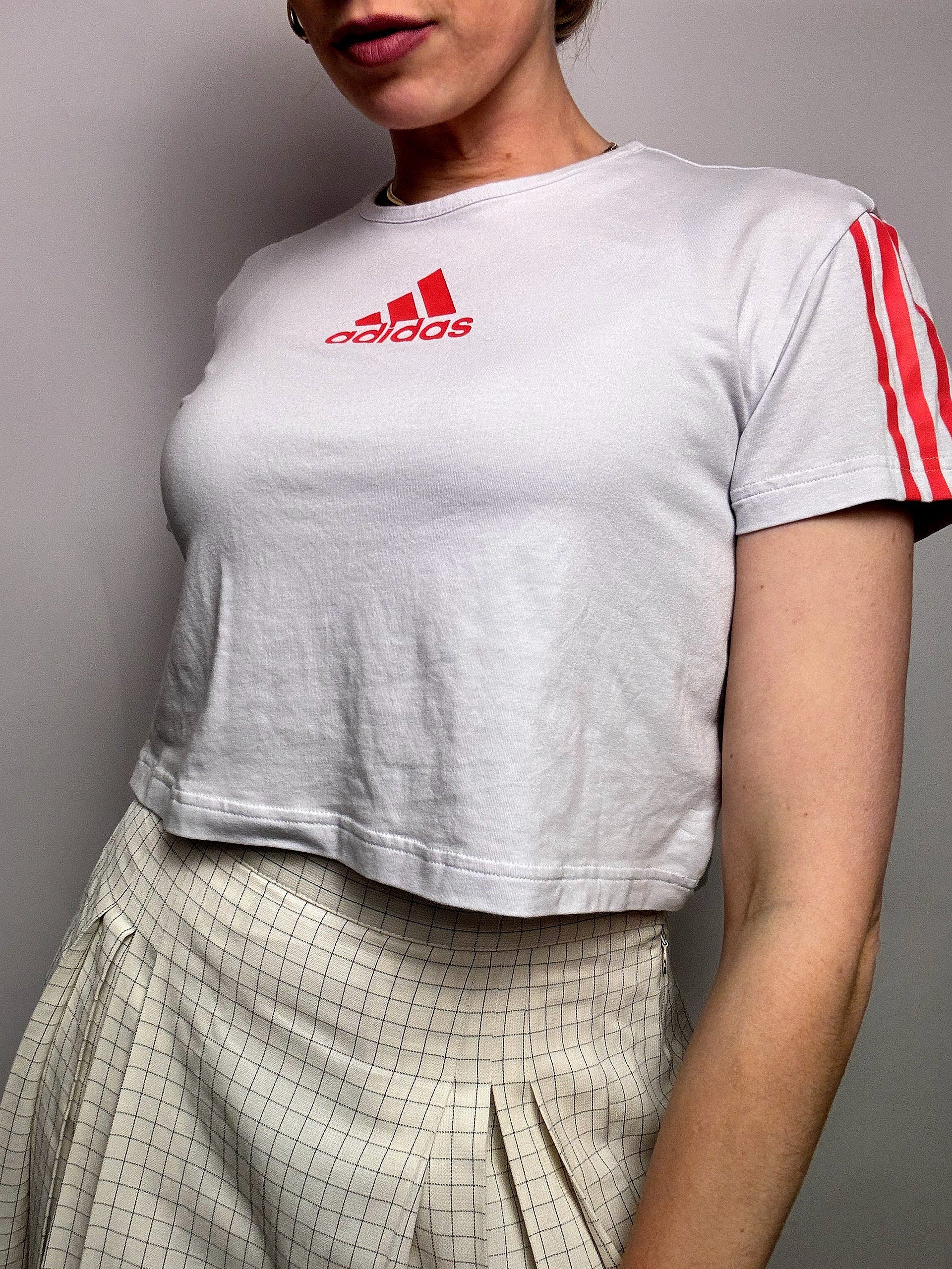 Black crop top ADIDAS S/M vintage
