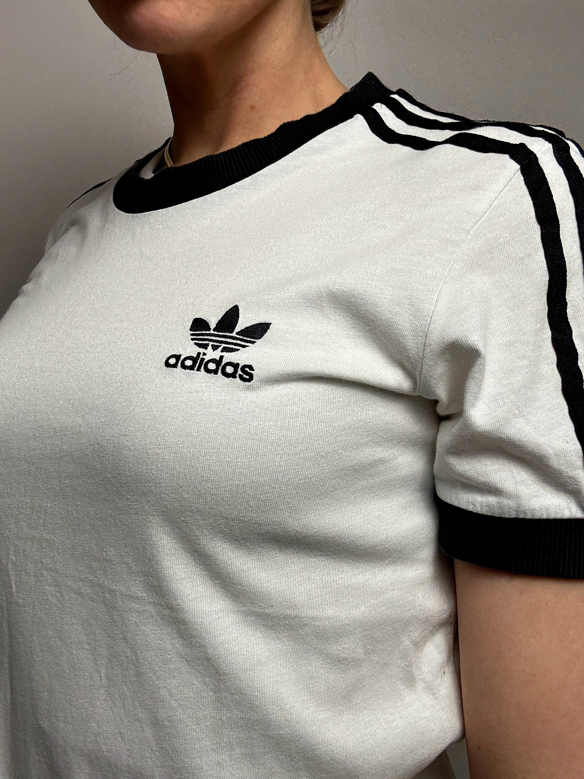 Tee shirt blanc ADIDAS L vintage