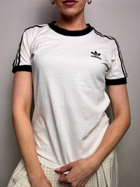 Tee shirt blanc ADIDAS L vintage