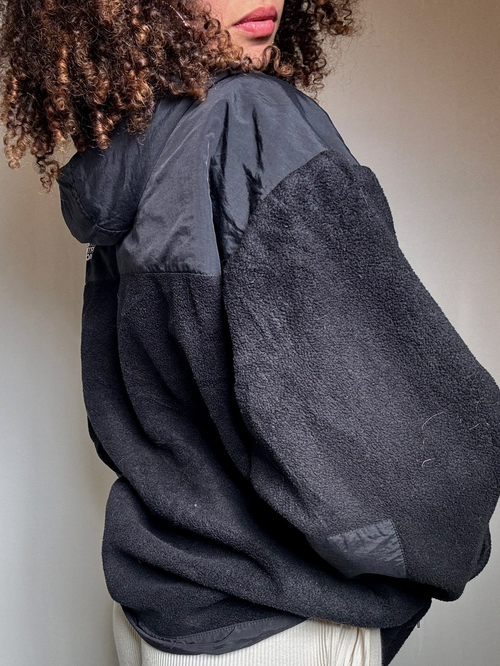Polaire noire The North Face L vintage
