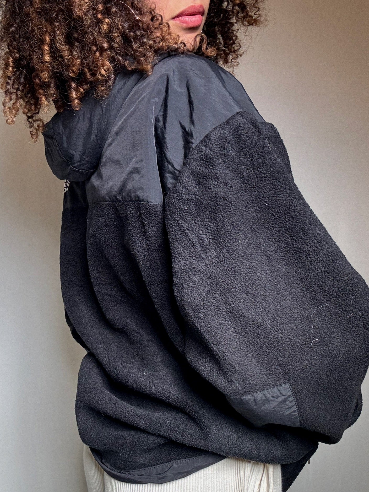 Polaire noire The North Face L vintage