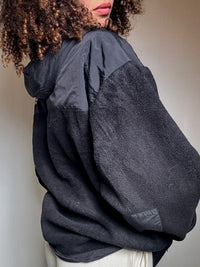 Polaire noire The North Face L vintage