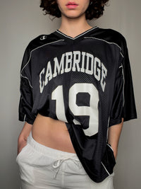 Maillot noir Cambridge x Champion XL vintage