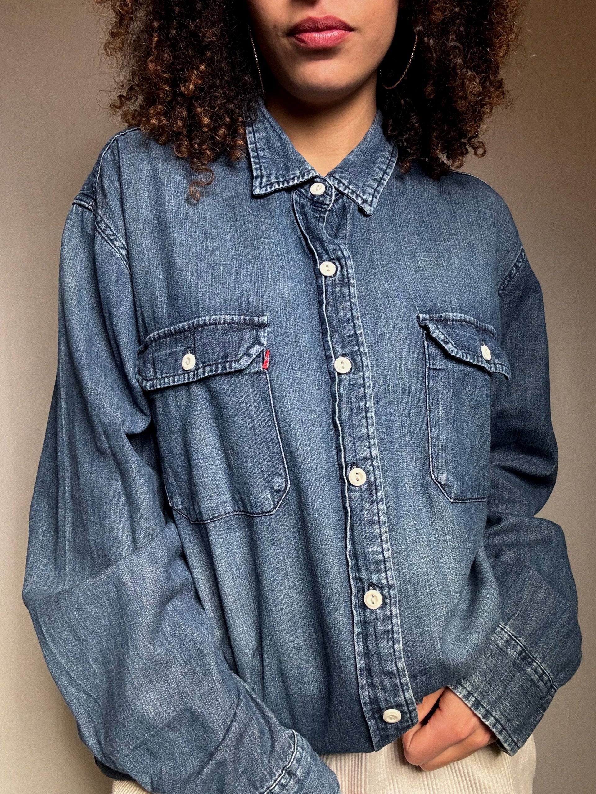Chemise en denim LEVI'S XL vintage