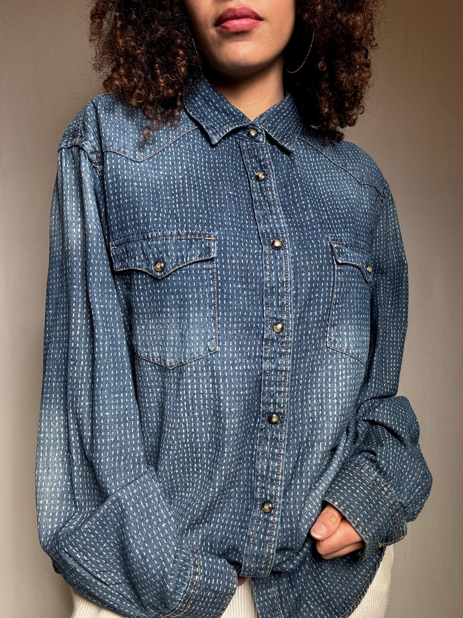 Chemise en denim Mossimo L vintage