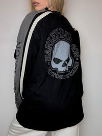 HARLEY DAVIDSON M vintage blue round neck sweatshirt