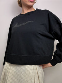 ADIDAS S Vintage rotes und rosa kurzes Sweatshirt