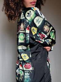 Adidas L Vintage Grafik-Sportjacke
