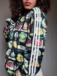 Adidas L Vintage Grafik-Sportjacke