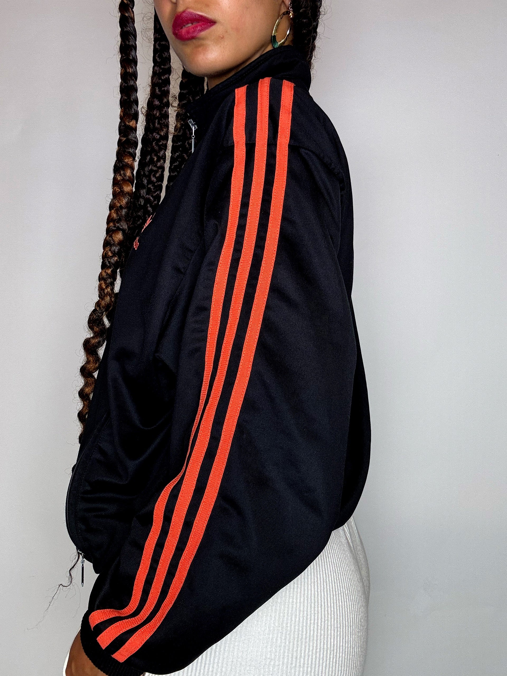 Jacket de sport noire ADIDAS M vintage
