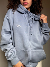 Vintage Nike grey blue sports jacket L