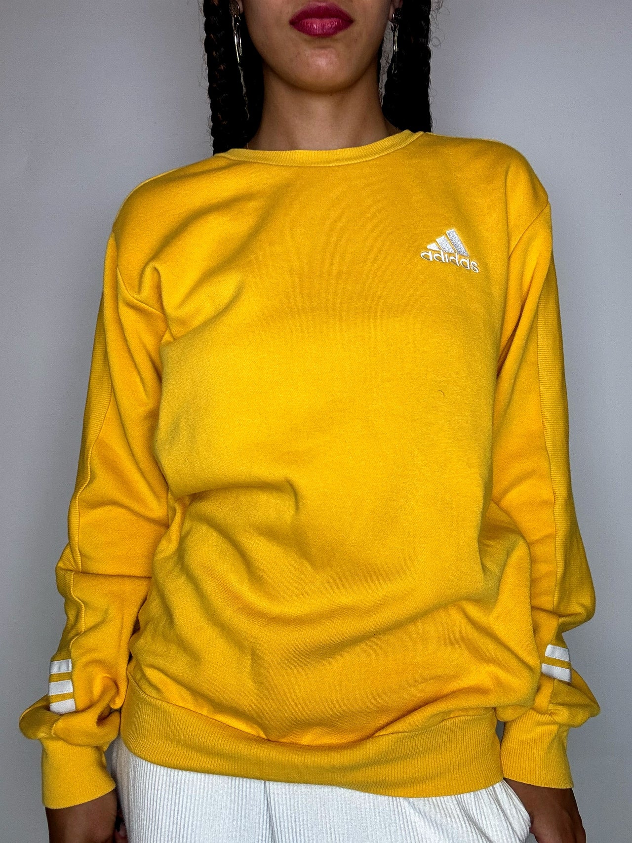 ADIDAS XL Vintage Two-Tone Hoodie