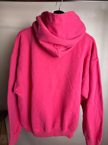 Sweat a capuche rose M braderie