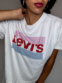Tee shirt blanc LEVI'S S vintage