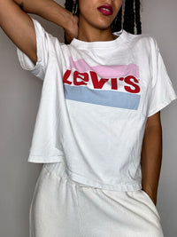 Tee shirt blanc LEVI'S S vintage