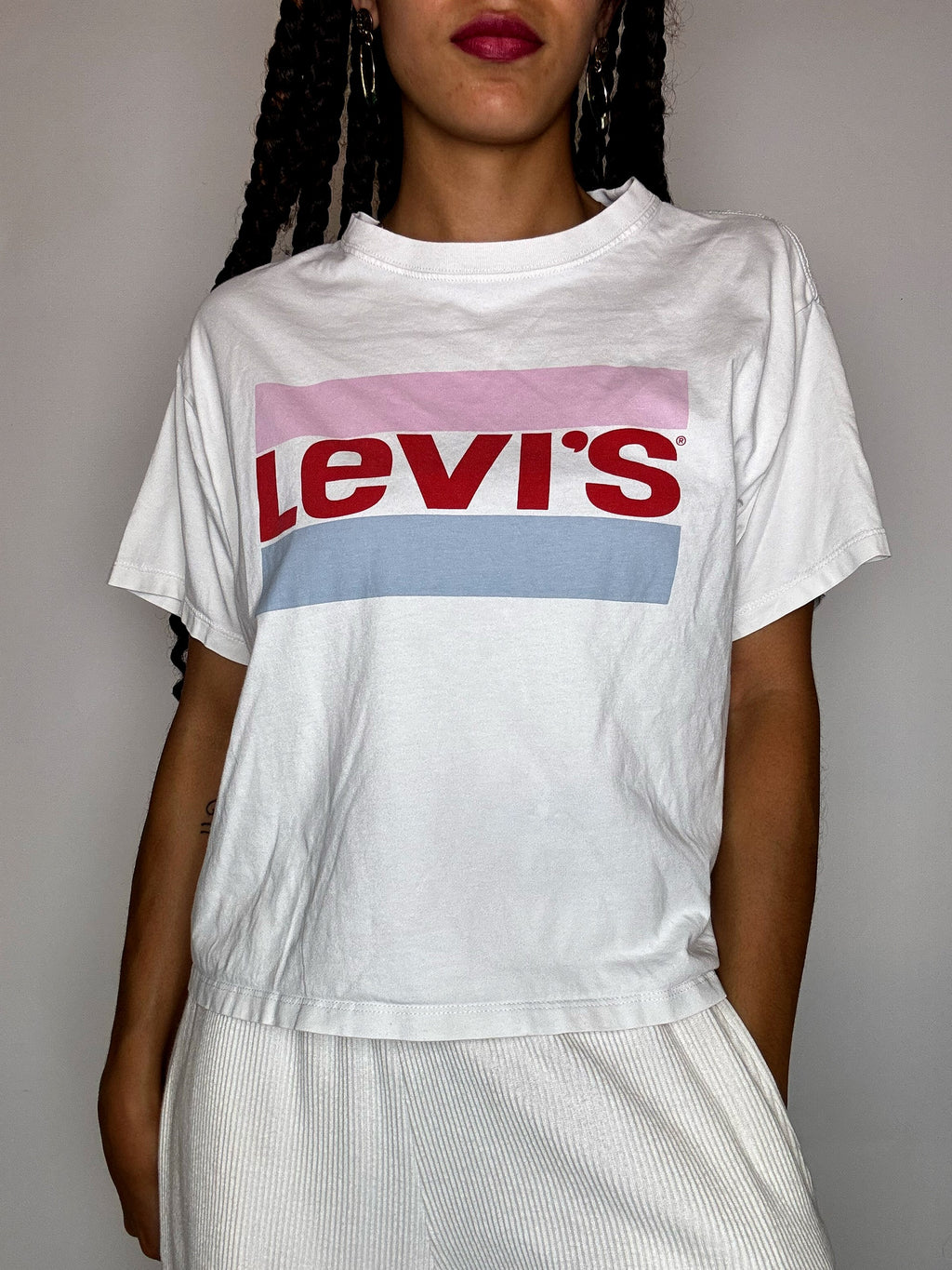 Tee shirt blanc LEVI'S S vintage