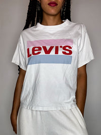Tee shirt blanc LEVI'S S vintage
