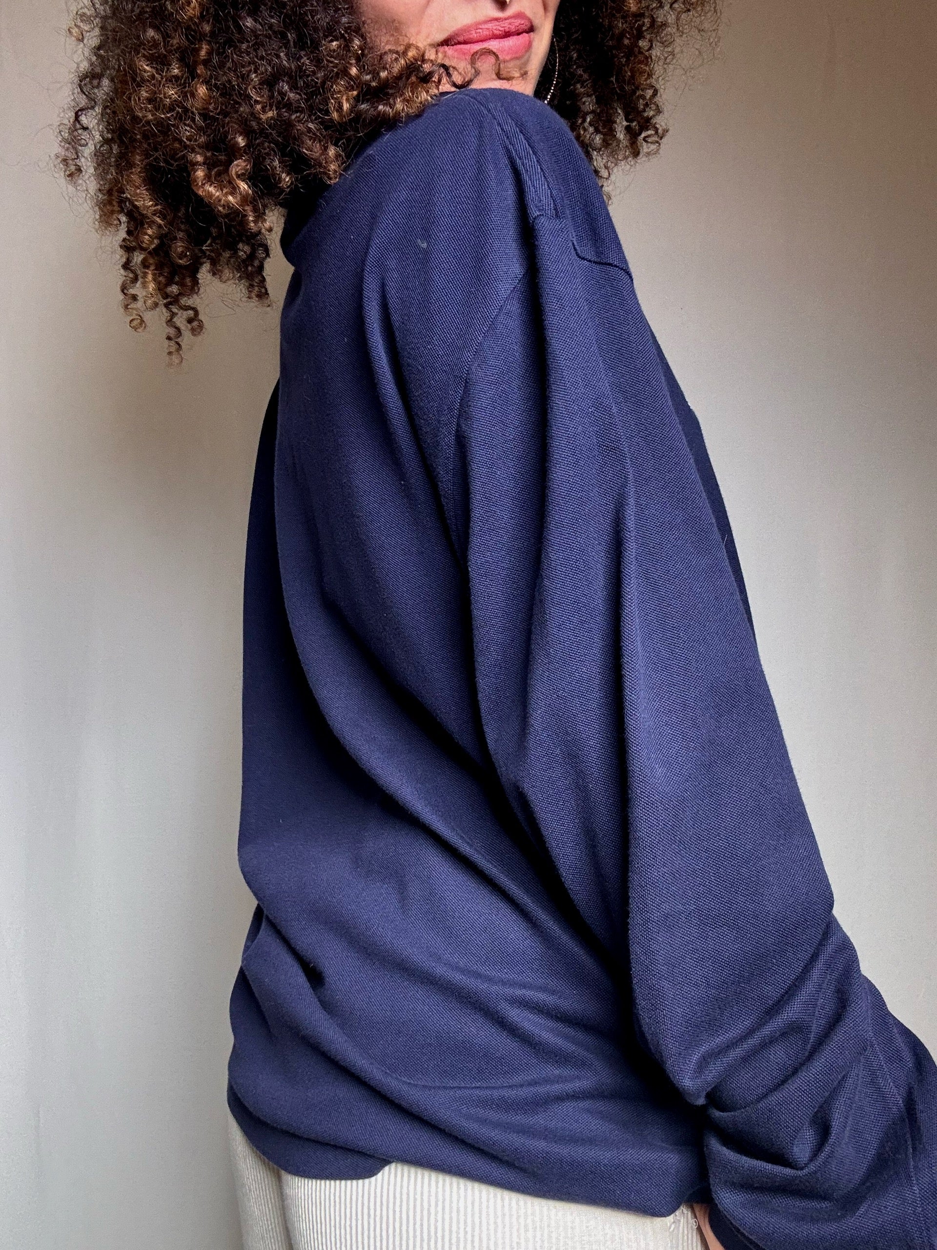 Polo marine Lacoste 3XL vintage