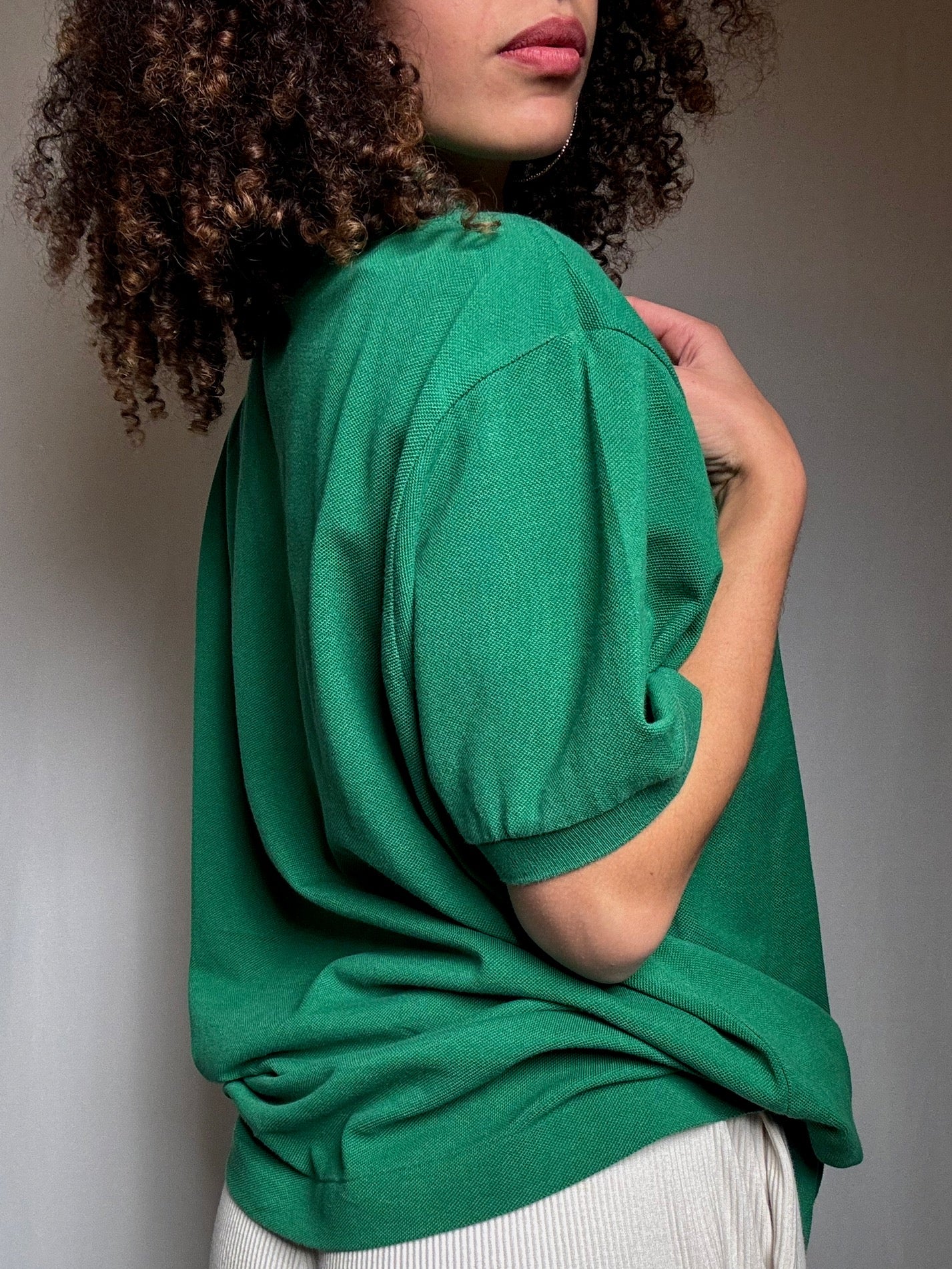 Polo vert Lacoste XL vintage