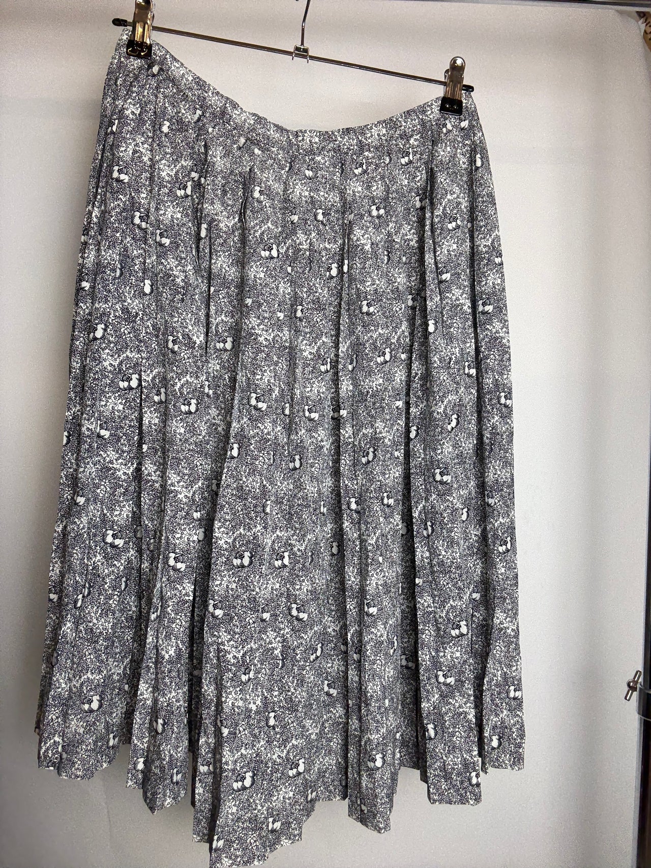 Jupe fluide a fleurs XL braderie