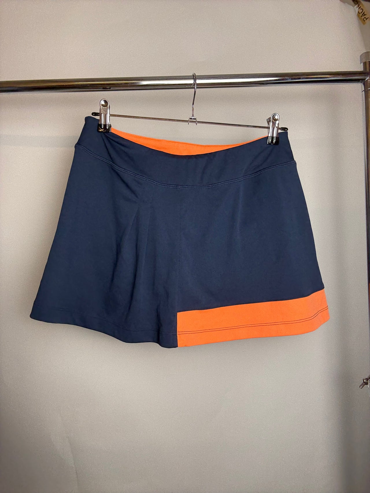 Jupette tennis marine et orange S braderie