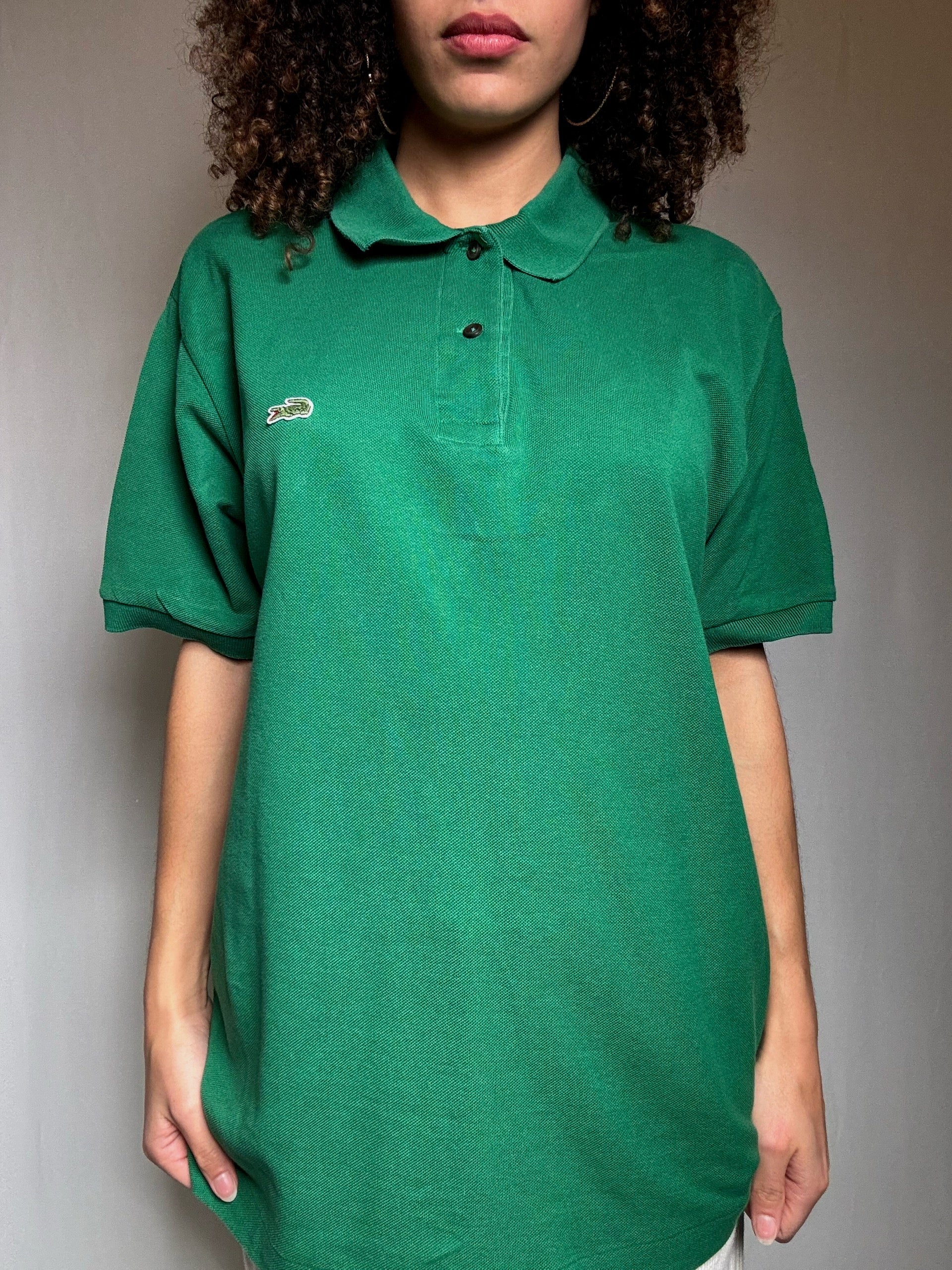 Polo vert Lacoste XL vintage