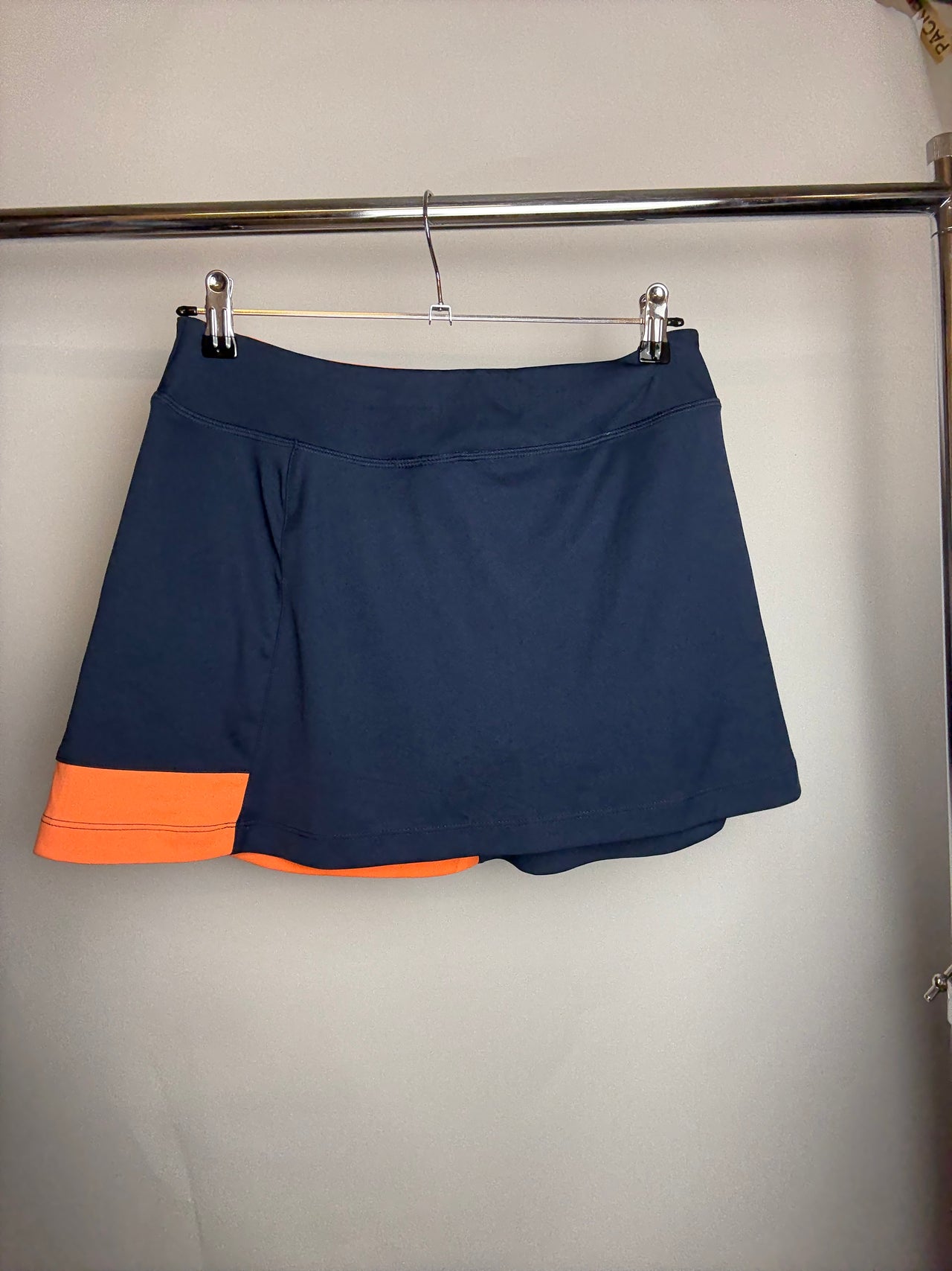 Jupette tennis marine et orange S braderie