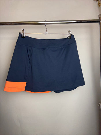 Jupette tennis marine et orange S braderie
