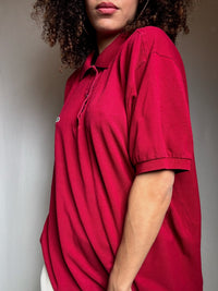 Polo bordeaux Lacoste XXL vintage