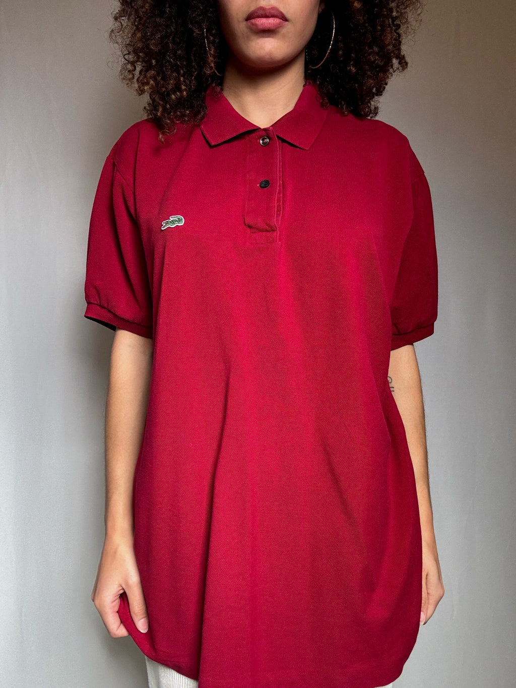 Polo bordeaux Lacoste XXL vintage