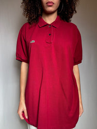 Polo bordeaux Lacoste XXL vintage