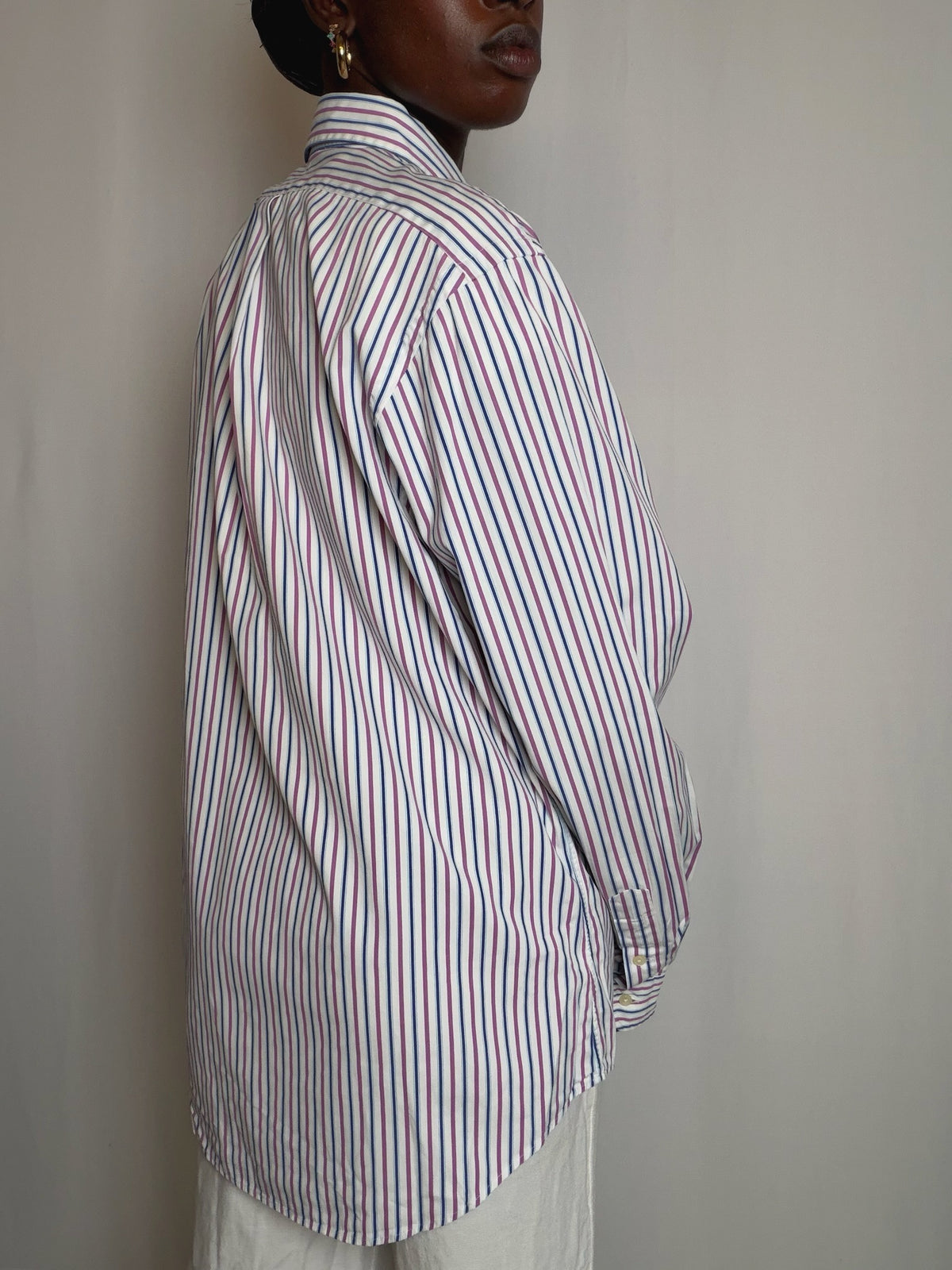 Chemise rayée Ralph Lauren L vintage