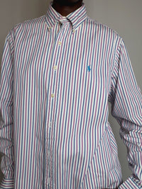 Chemise rayée Ralph Lauren L vintage