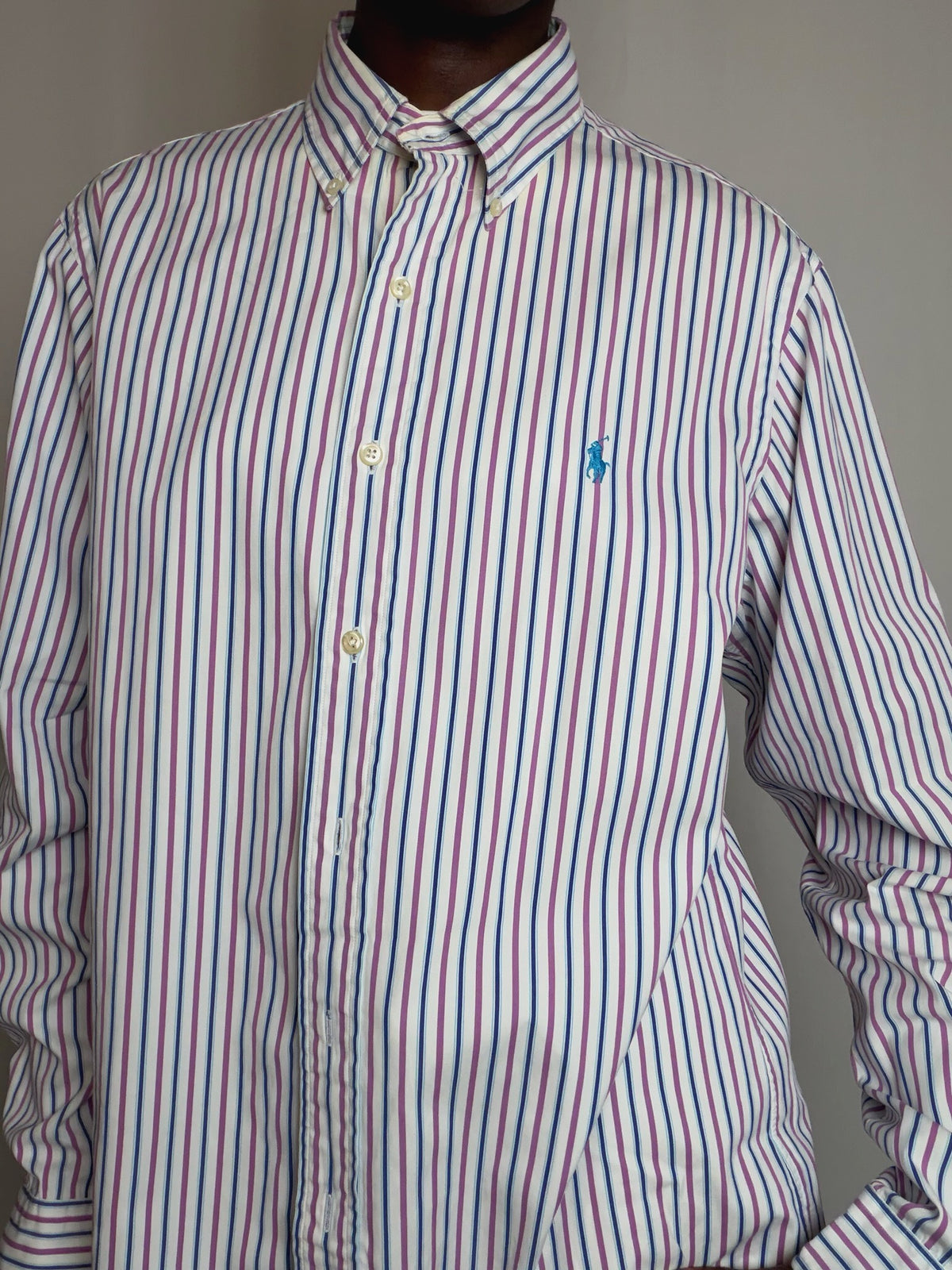 Chemise rayée Ralph Lauren L vintage
