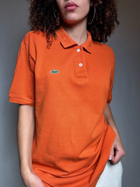 Polo orange Lacoste L vintage
